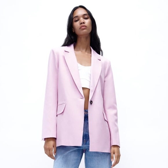 ZARA longline straight blazer - Picture 5 of 6